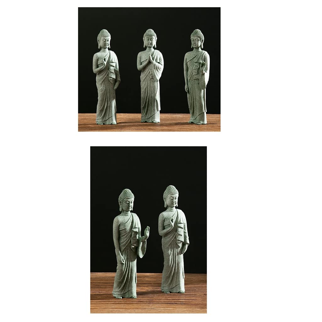 Amazon｜仏像 観音菩薩像 座像 ツゲ 置物 如来 お釈迦様 ミニブッダ